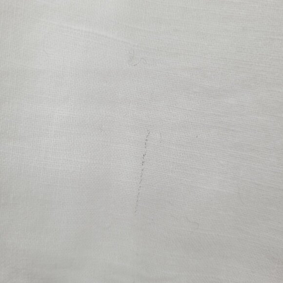 H&M LOGG. White Linen Blend High Waisted Ankle Pant - Picture 13 of 13